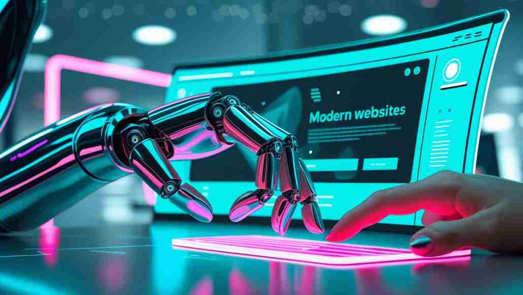 “Human and AI collaboratively building a WordPress website in 2025.”